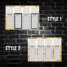 Load image into Gallery viewer, Spring Vibes Hydration Planner Stickers