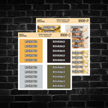 Load image into Gallery viewer, Spring Vibes Rescheduled Header Planner Stickers