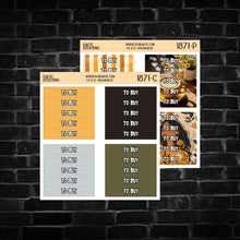 Load image into Gallery viewer, Spring Vibes To Buy Header Planner Stickers