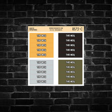 Load image into Gallery viewer, Spring Vibes This Week Header Planner Stickers