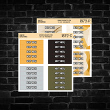 Load image into Gallery viewer, Spring Vibes Next Week Header Planner Stickers