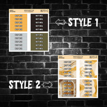 Load image into Gallery viewer, Spring Vibes Next Week Header Planner Stickers