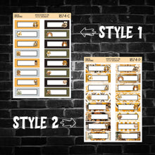 Load image into Gallery viewer, Spring Vibes Character Quarter Box Planner Stickers