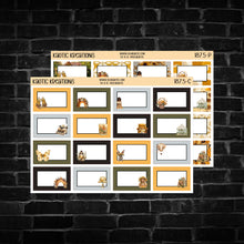 Load image into Gallery viewer, Spring Vibes Character Half Box Planner Stickers