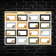 Load image into Gallery viewer, Spring Vibes Character Half Box Planner Stickers