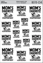 Load image into Gallery viewer, Mom's Favorite Disappointment Raccoon Sticker Sheet