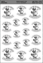 Load image into Gallery viewer, I am up to Some Nonsense Raccoon Sticker Sheet