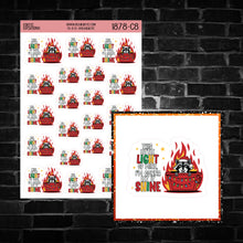 Load image into Gallery viewer, This Little Light of Mine, I'm Gonna let it Shine Raccoon Sticker Sheet