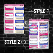Load image into Gallery viewer, The 4th Quarter Box Tracker Planner Stickers