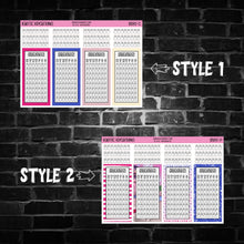 Load image into Gallery viewer, The 4th Hydration Planner Stickers