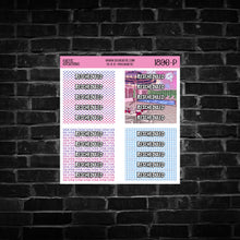 Load image into Gallery viewer, The 4th Rescheduled Header Planner Stickers