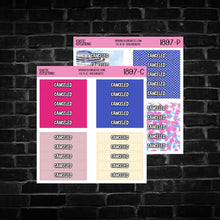 Load image into Gallery viewer, The 4th Canceled Header Planner Stickers