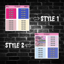 Load image into Gallery viewer, The 4th Next Week Header Planner Stickers