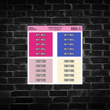Load image into Gallery viewer, The 4th Next Week Header Planner Stickers