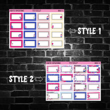 Load image into Gallery viewer, The 4th Character Half Box Planner Stickers