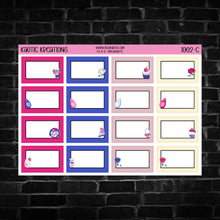 Load image into Gallery viewer, The 4th Character Half Box Planner Stickers