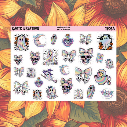 Holo Halloween Deco Stickers