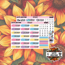 Load image into Gallery viewer, Holo Halloween Day Cover Planner Stickers