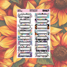 Load image into Gallery viewer, Holo Halloween Quarter Box Planner Stickers