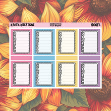 Load image into Gallery viewer, Holo Halloween Full Box Tracker Planner Stickers