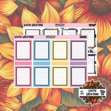 Holo Halloween Full Box Planner Stickers