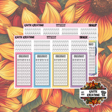 Load image into Gallery viewer, Holo Halloween Hydration Planner Stickers