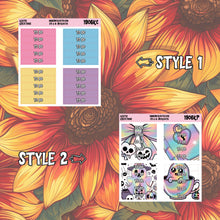 Load image into Gallery viewer, Holo Halloween To Do Header Planner Stickers