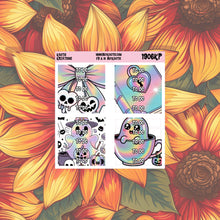 Load image into Gallery viewer, Holo Halloween To Do Header Planner Stickers