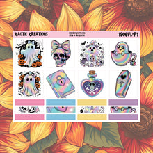 Load image into Gallery viewer, Holo Halloween Vertical Lite Weekly Sticker Kit