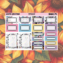 Load image into Gallery viewer, Holo Halloween Vertical Lite Weekly Sticker Kit