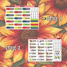 Load image into Gallery viewer, Warm Wishes Day Cover Planner Stickers