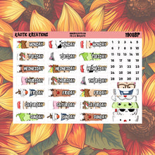 Load image into Gallery viewer, Warm Wishes Day Cover Planner Stickers