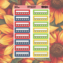 Load image into Gallery viewer, Warm Wishes Quarter Box Tracker Planner Stickers