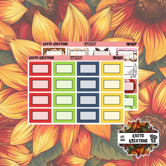 Warm Wishes Half Box Planner Stickers