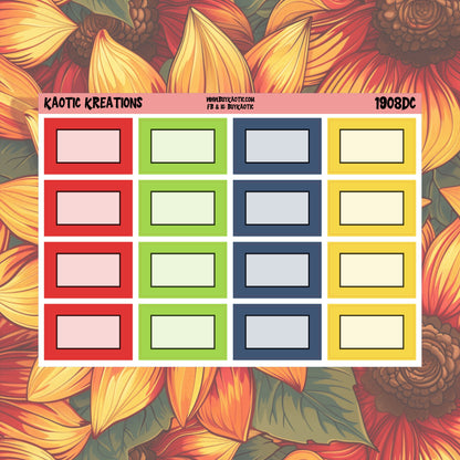 Warm Wishes Half Box Planner Stickers