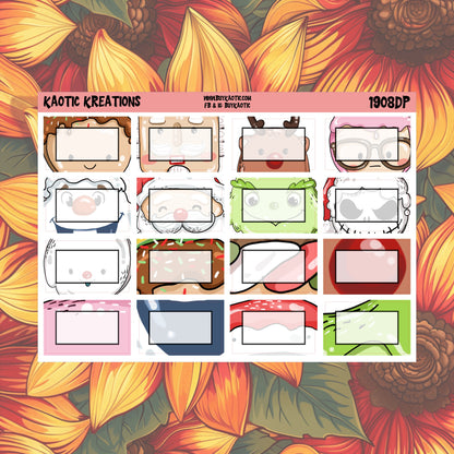 Warm Wishes Half Box Planner Stickers