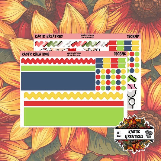 Warm Wishes Washi Planner Stickers