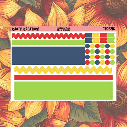 Warm Wishes Washi Planner Stickers