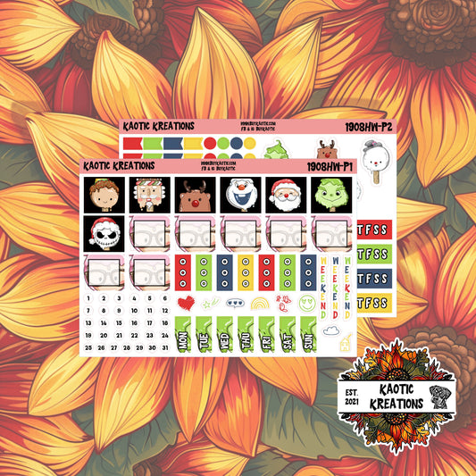 Warm Wishes Hobo Weeks Weekly Sticker Kit