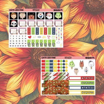 Warm Wishes Hobo Weeks Weekly Sticker Kit