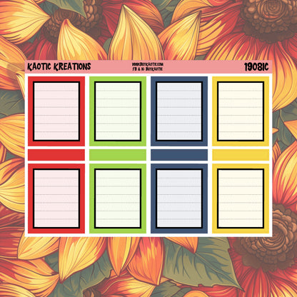Warm Wishes Full Box Planner Stickers