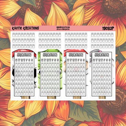 Warm Wishes Hydration Planner Stickers