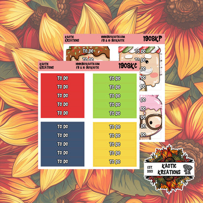 Warm Wishes To Do Header Planner Stickers