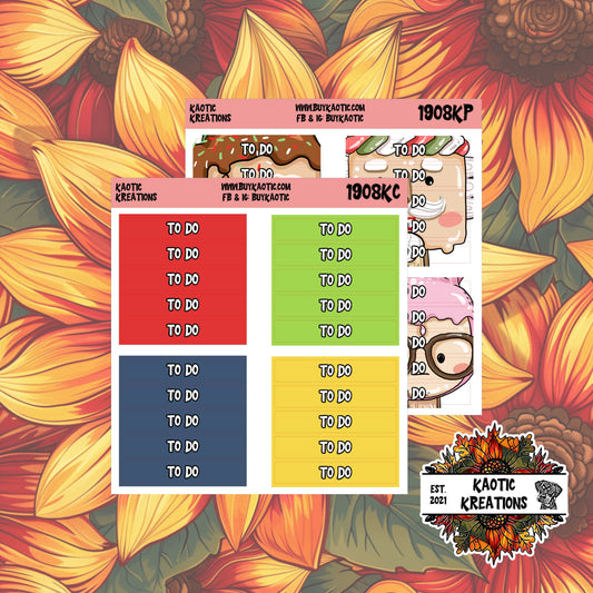 Warm Wishes To Do Header Planner Stickers