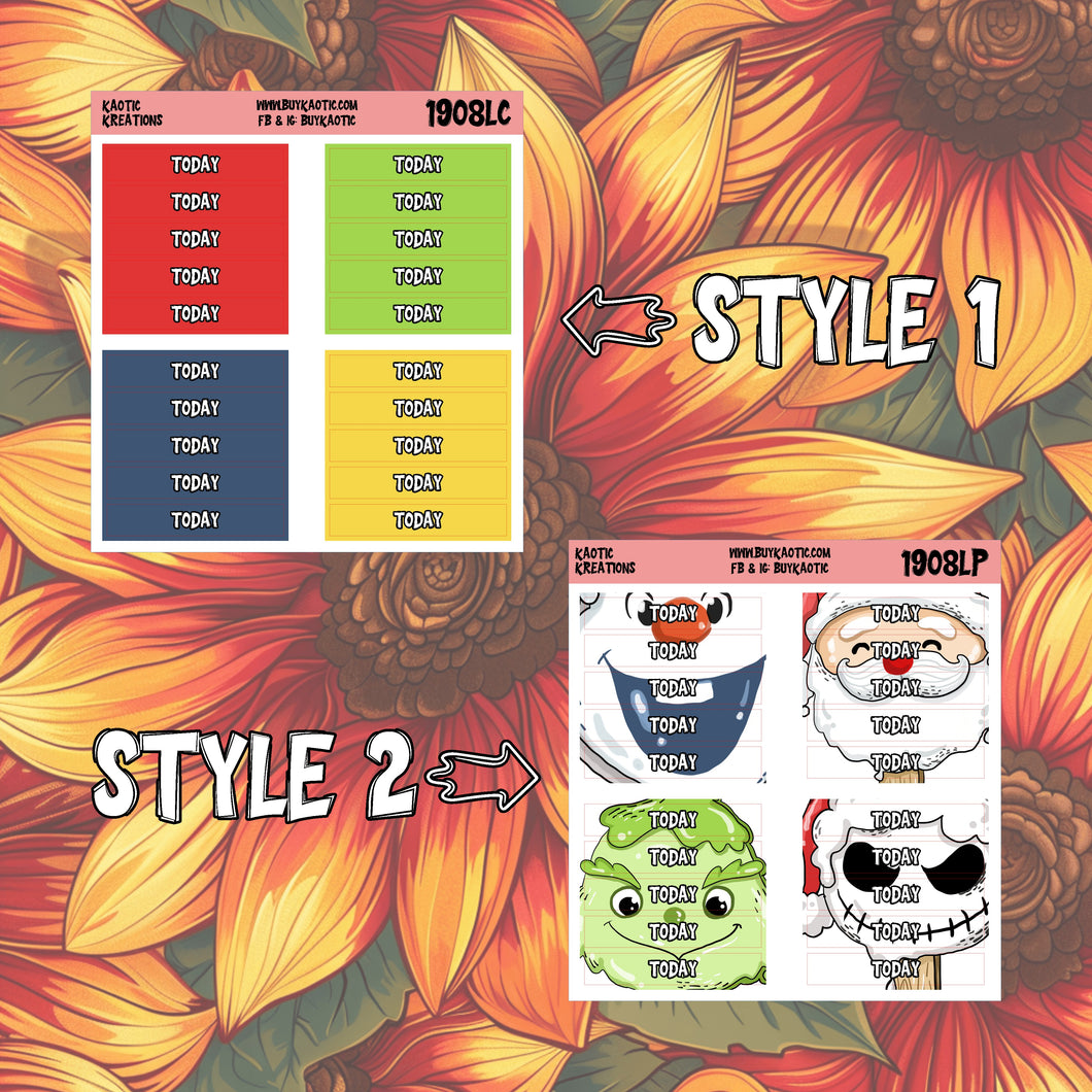 Warm Wishes Today Header Planner Stickers