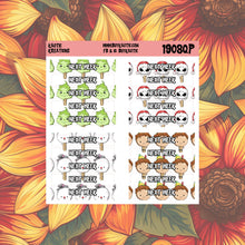 Load image into Gallery viewer, Warm Wishes Next Week Header Planner Stickers