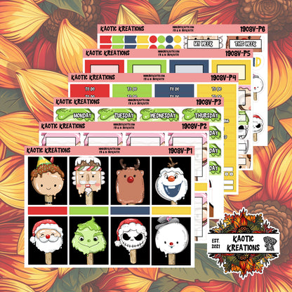 Warm Wishes Vertical Weekly Sticker Kit