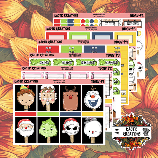 Warm Wishes Vertical Weekly Sticker Kit