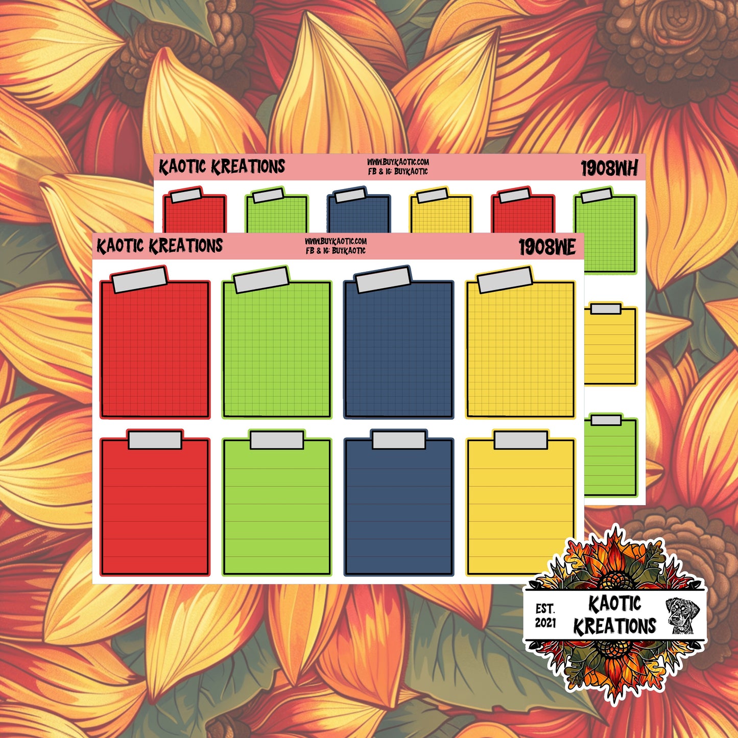 Warm Wishes Post-it Planner Stickers