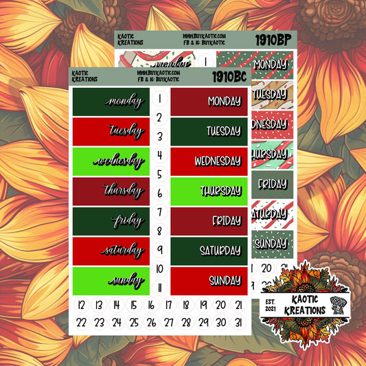 Tree Cakes Day Cover Planner Stickers